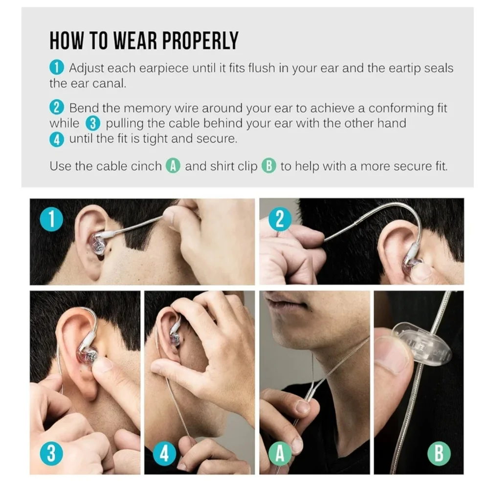 M6 PRO In-Ear Monitors - Silver